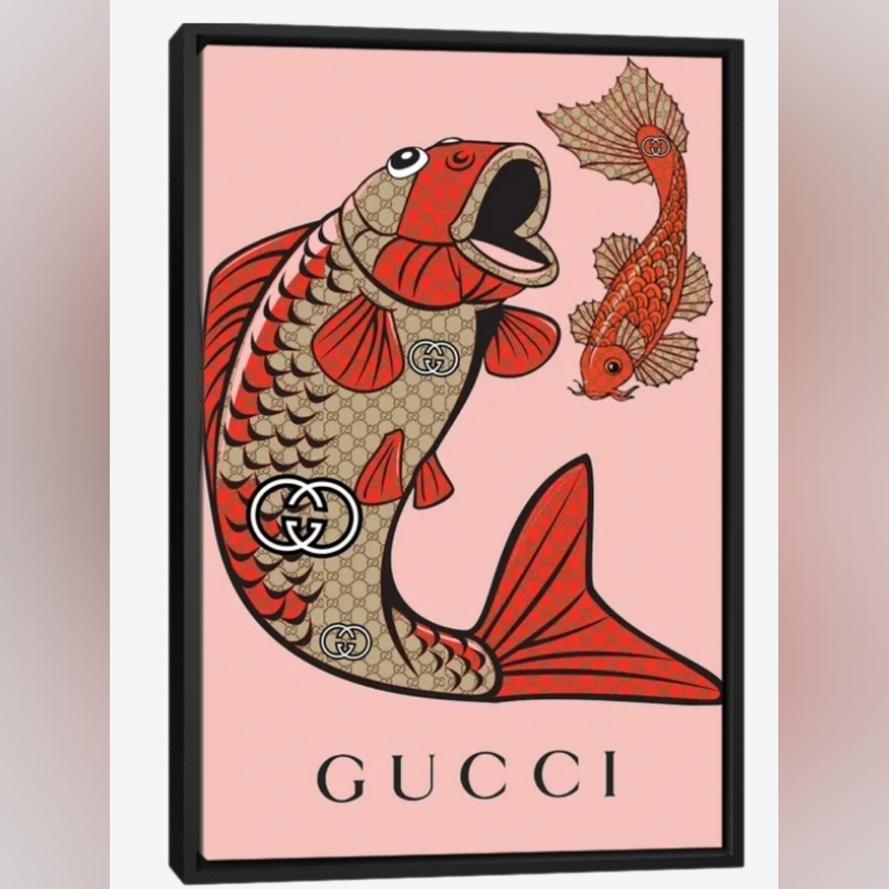 Gucci 8 1/2"x11" Wall Art
